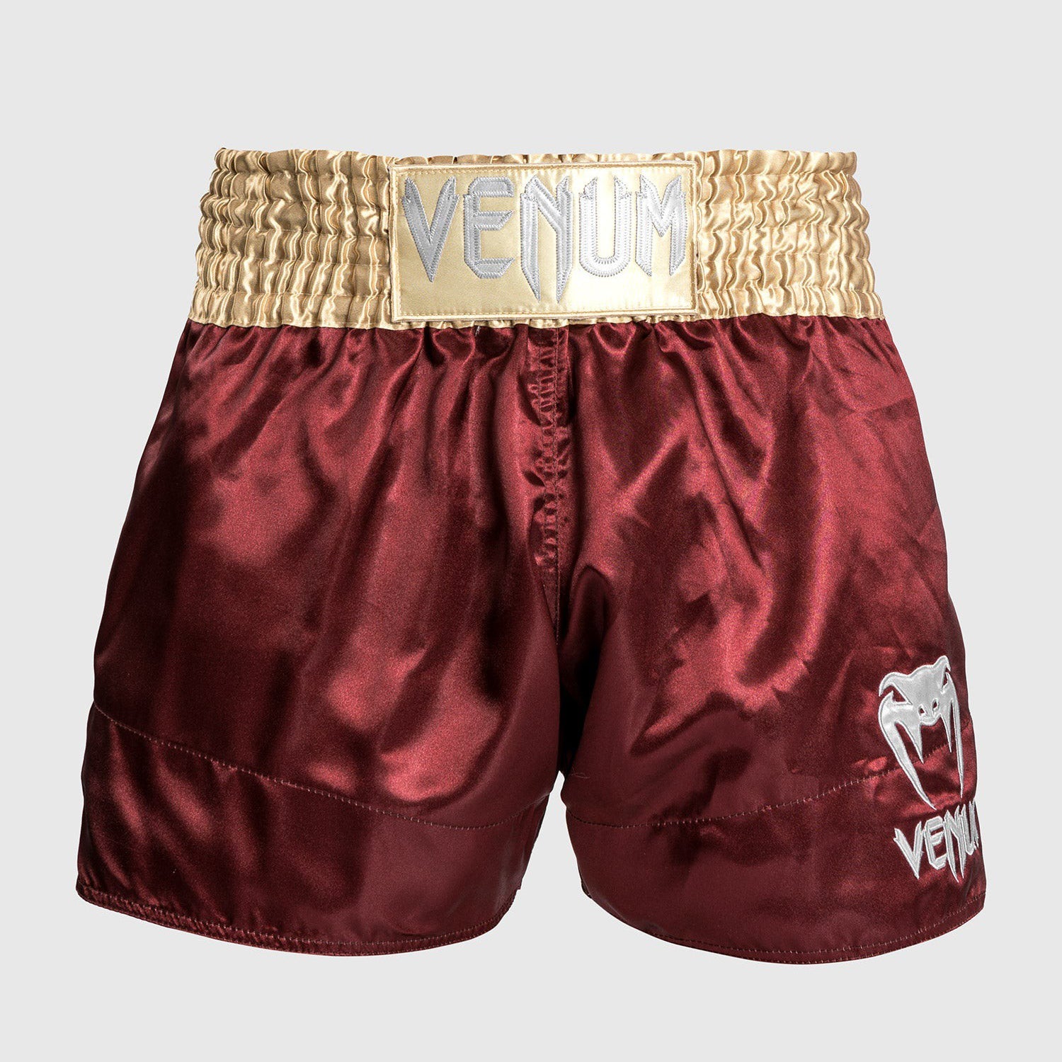 Venum Spodenki Muay Thai Classic Burgundowe/Złote/Białe