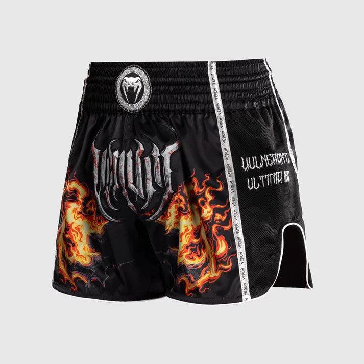 Venum Spodenki Muay Thai Gladiator 5.0 Czarny-Neon pomarańcz