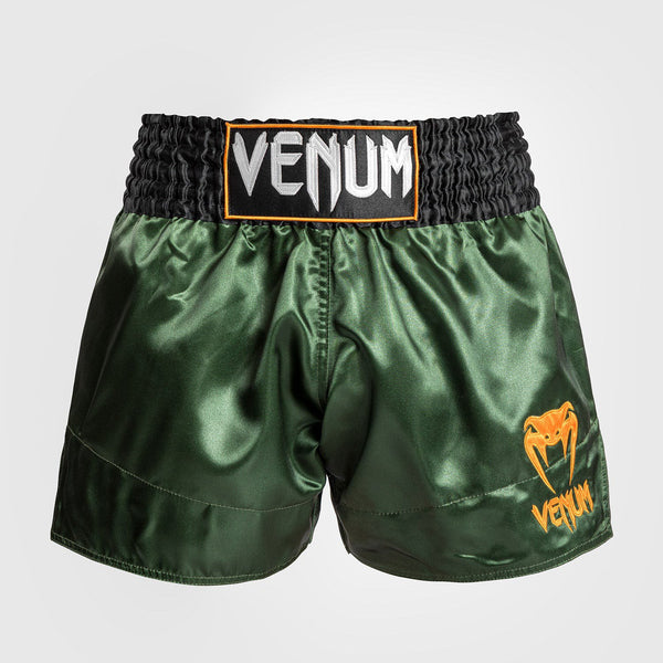 Venum Spodenki Muay Thai Classic Green/Black/Gold