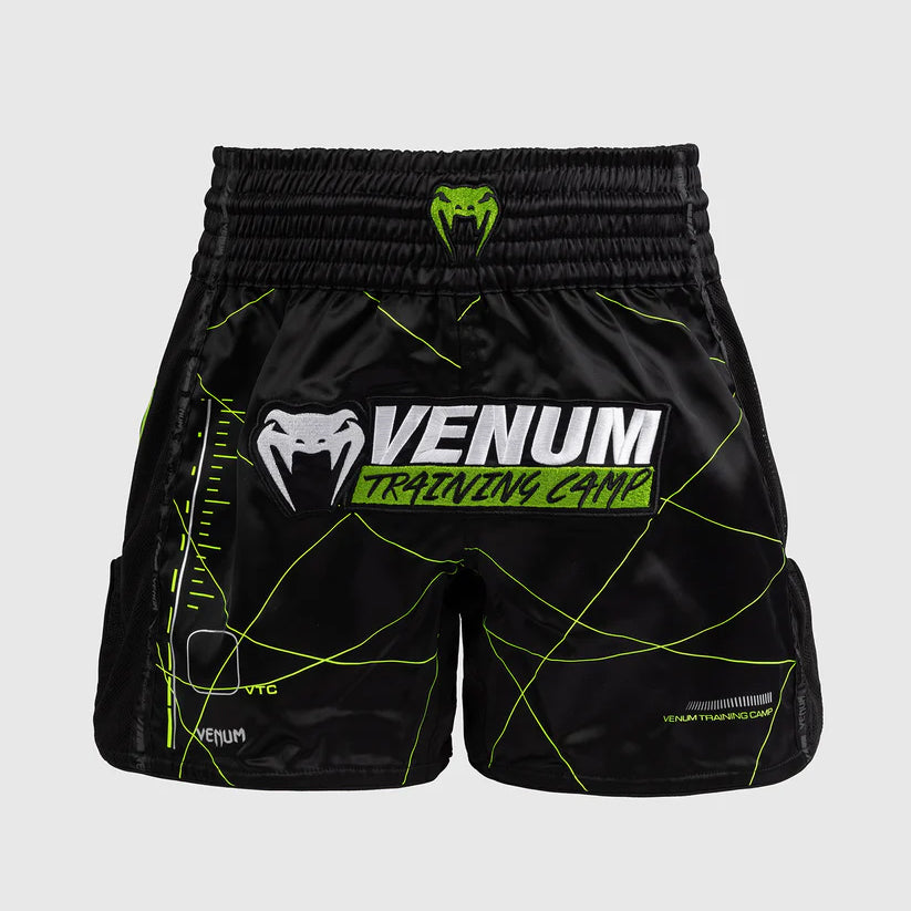 Venum Spodenki Muay Thai Training Camp 4.0 Black/Neon Green