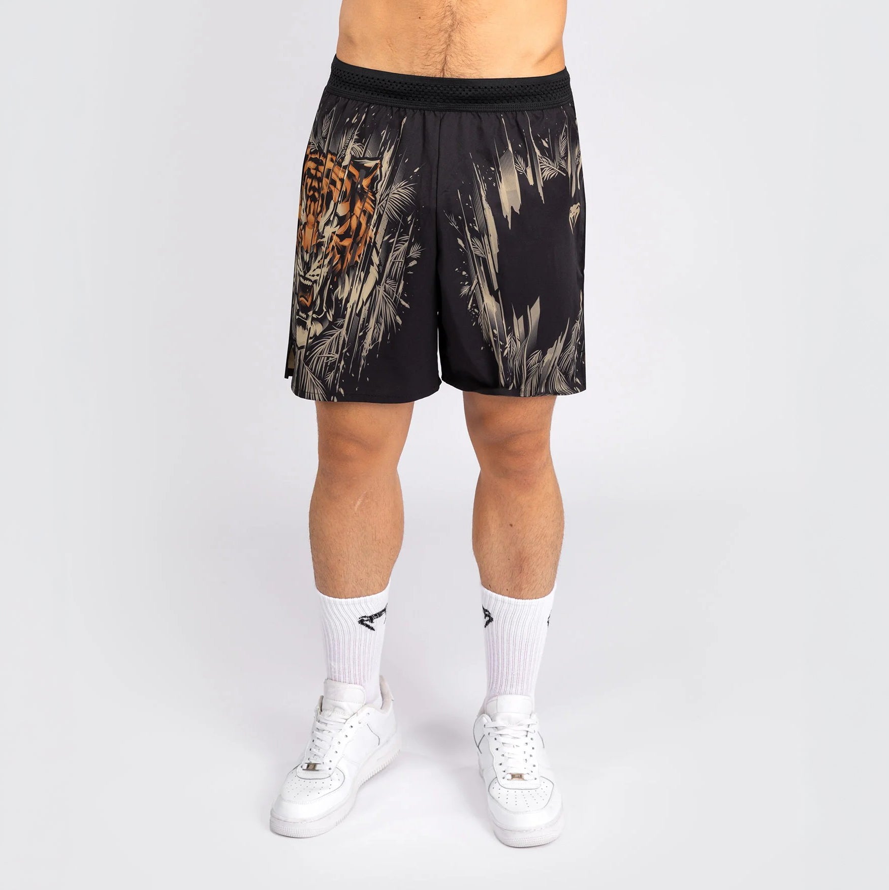 Venum Spodenki Treningowe Tiger Black/Neon Orange