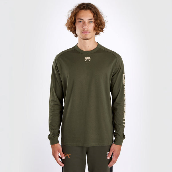 Venum UFC Authentic Fight Week 3.0 Longsleeve Adrenaline  Khaki